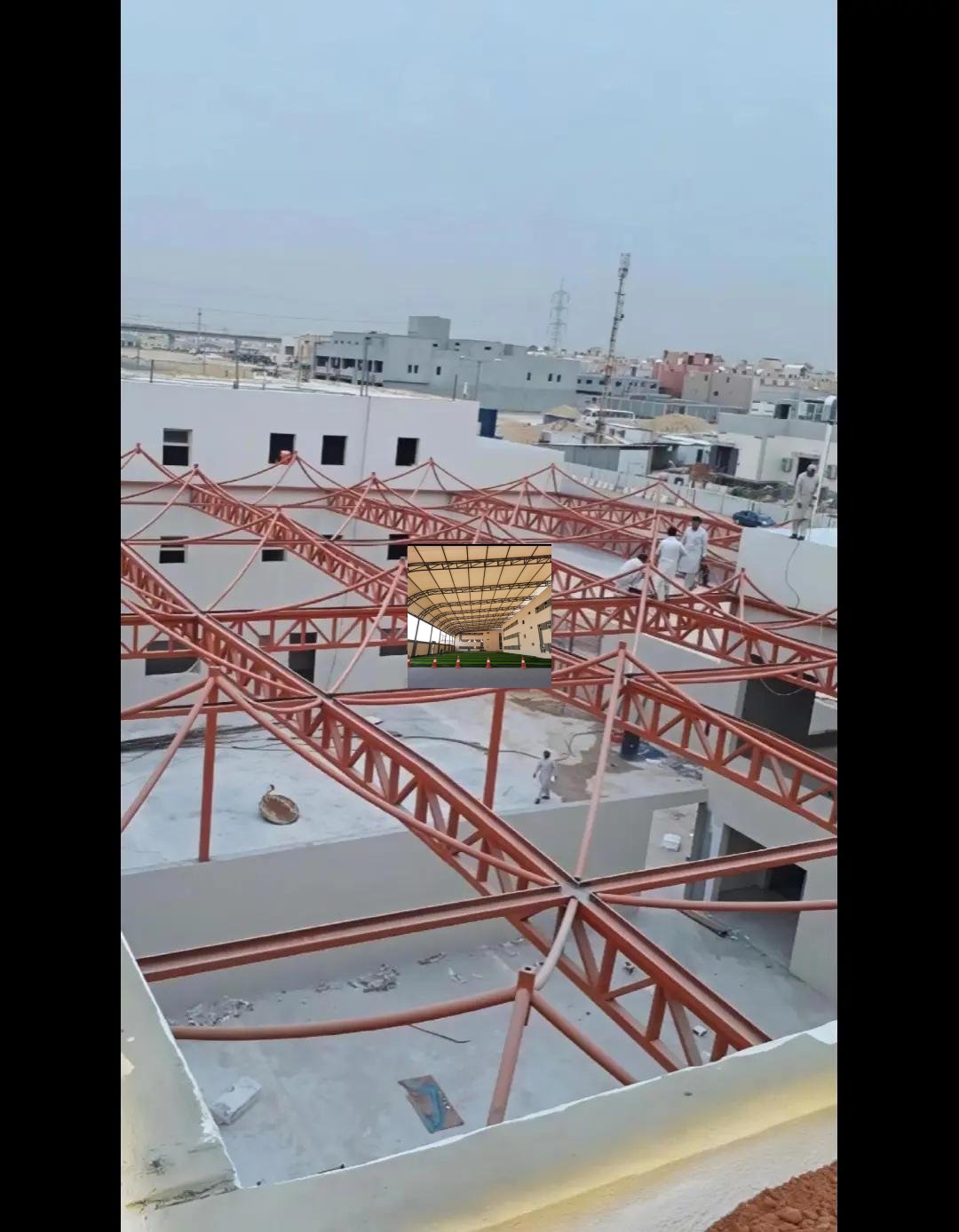 `مظلات مدارس بجدة ومكة - تغطية ساحات
